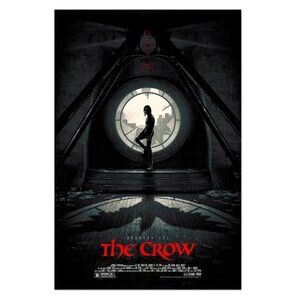 The Crow Movie Poster Cinematic Art Dark Design 165
